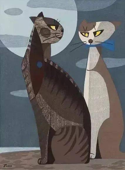 版画：我是一只猫，一只傲娇的猫