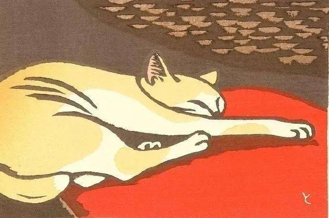 版画：我是一只猫，一只傲娇的猫