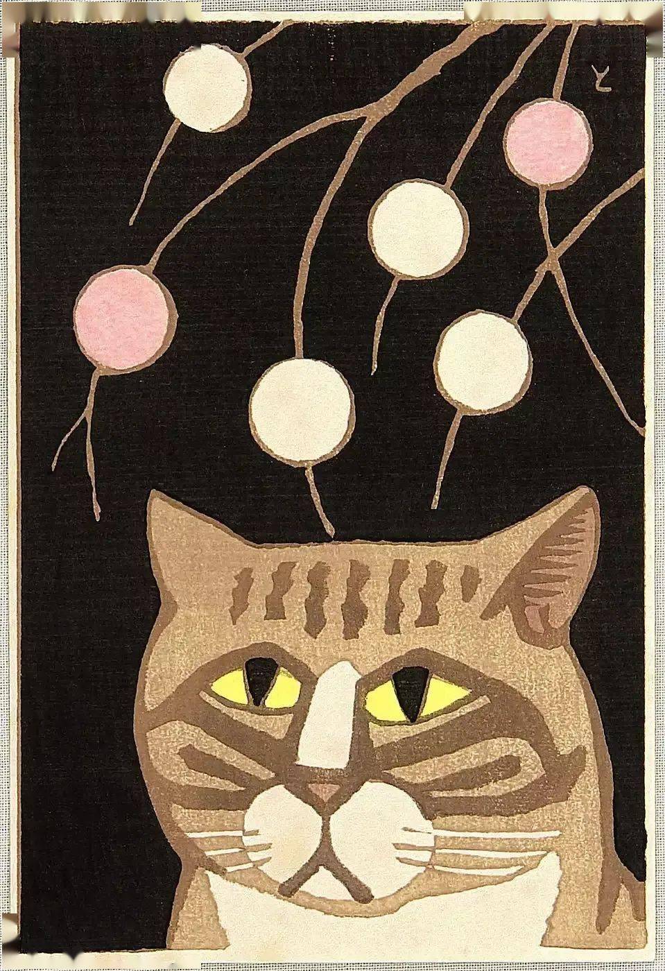 版画：我是一只猫，一只傲娇的猫