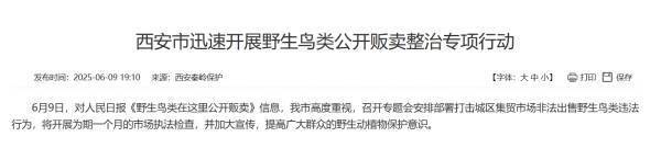 《人民日报》曝光问题后，陕西省委书记调研检查野生动物保护工作