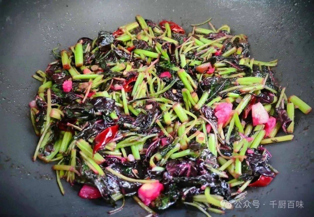 阅湾在线-广谈大湾网-珠海美食群-深圳美食群-广州美食-炒红苋菜